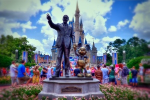 Hyperreality, thy name is Magic Kingdom. Image hosted on the website Goista.